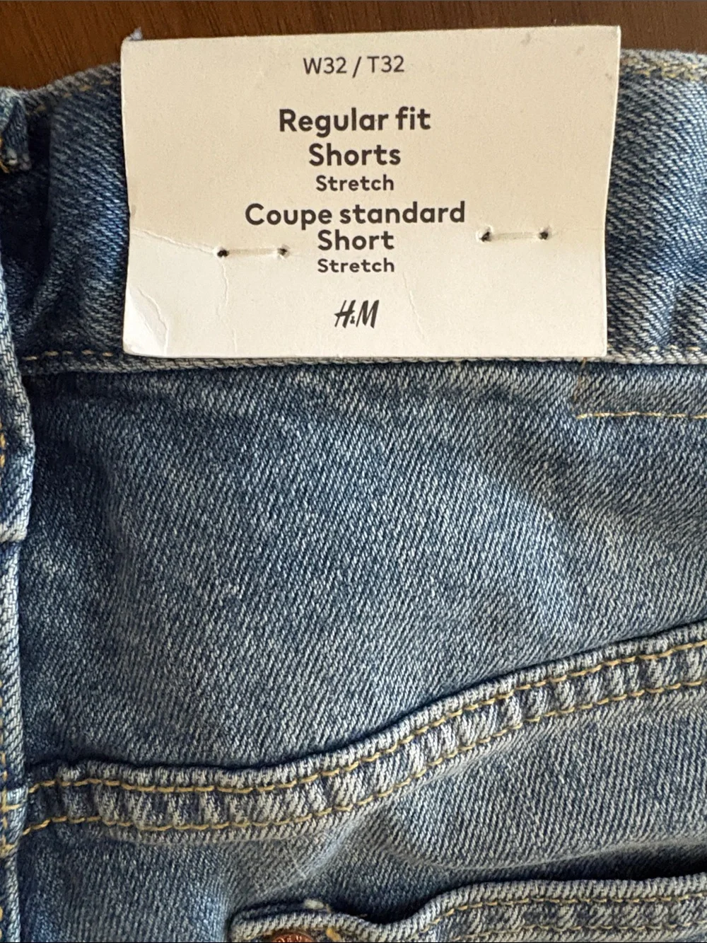 H&M Stretch Denim Shorts